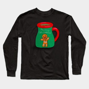 Gingerbread Man Mug Long Sleeve T-Shirt